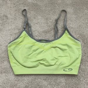 Neon Yellow Champion Sportsbra